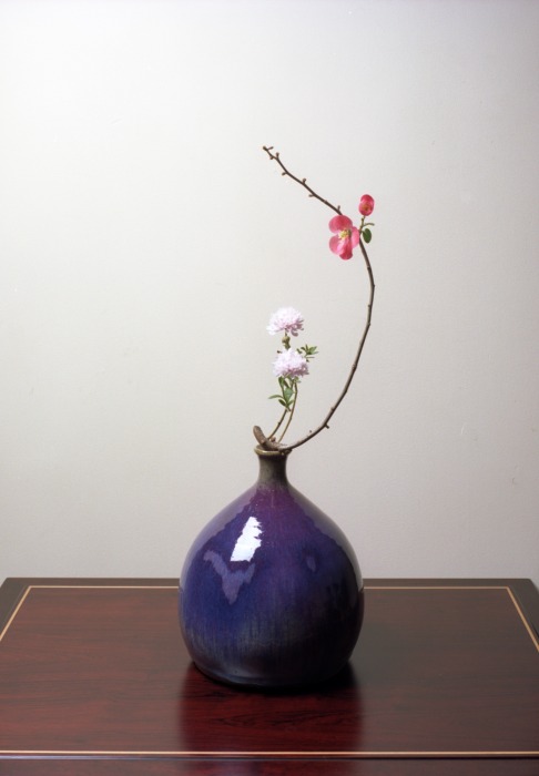瑠璃花器